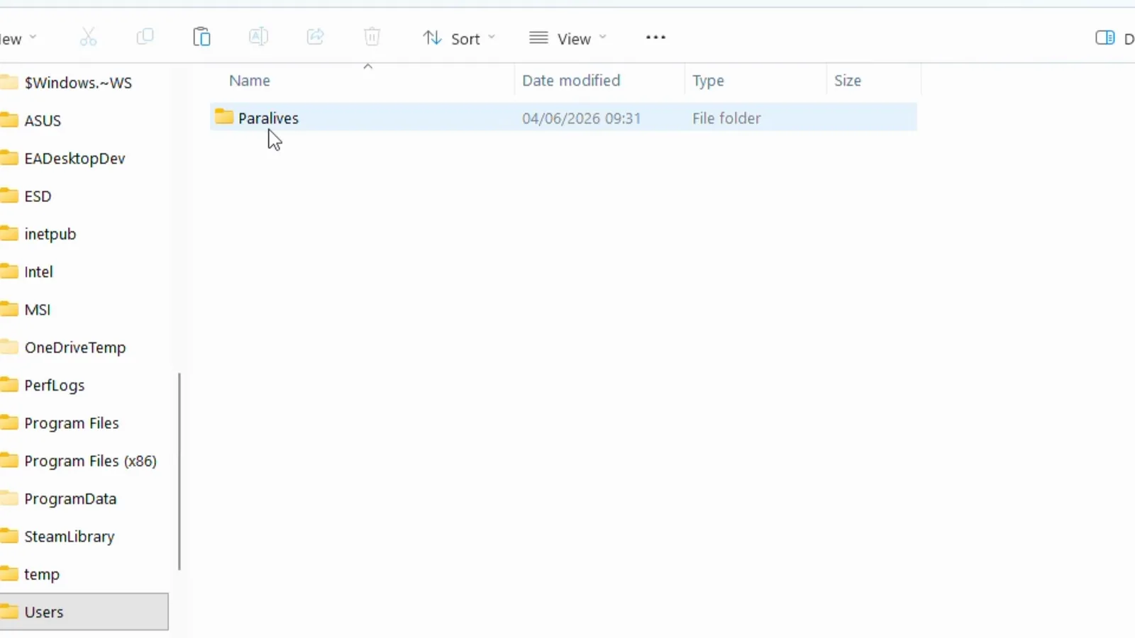 Inhalt von MySavedGames.mod mit Spielstandsordnern und Metadaten als eine Backup-Einheit.