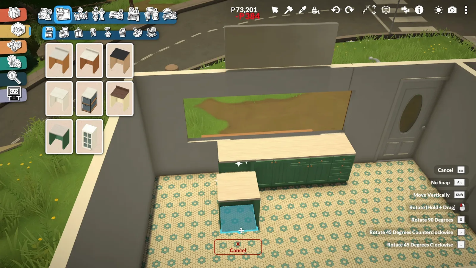 Paralives counter catalogue open as a green cabinet run with a wooden top slides under the trailer's wide serving window Paralives counter catalogue open as a green cabinet run with a wooden top slides under the trailer's wide serving window