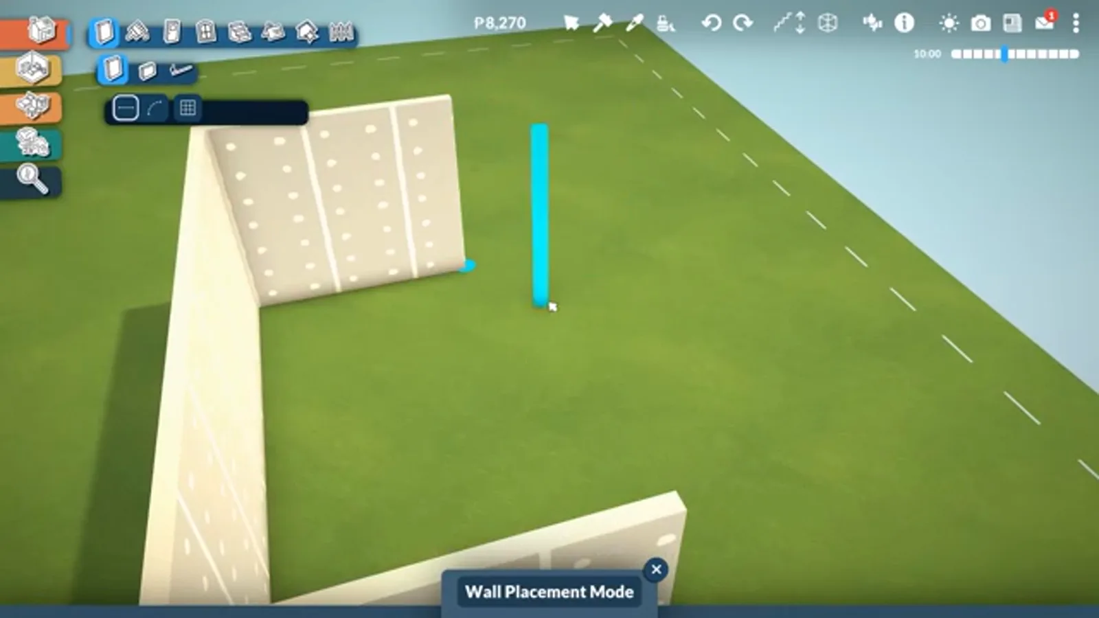 Half-height walls and duplicated panels forming an attic space in Paralives Half-height walls and duplicated panels forming an attic space in Paralives