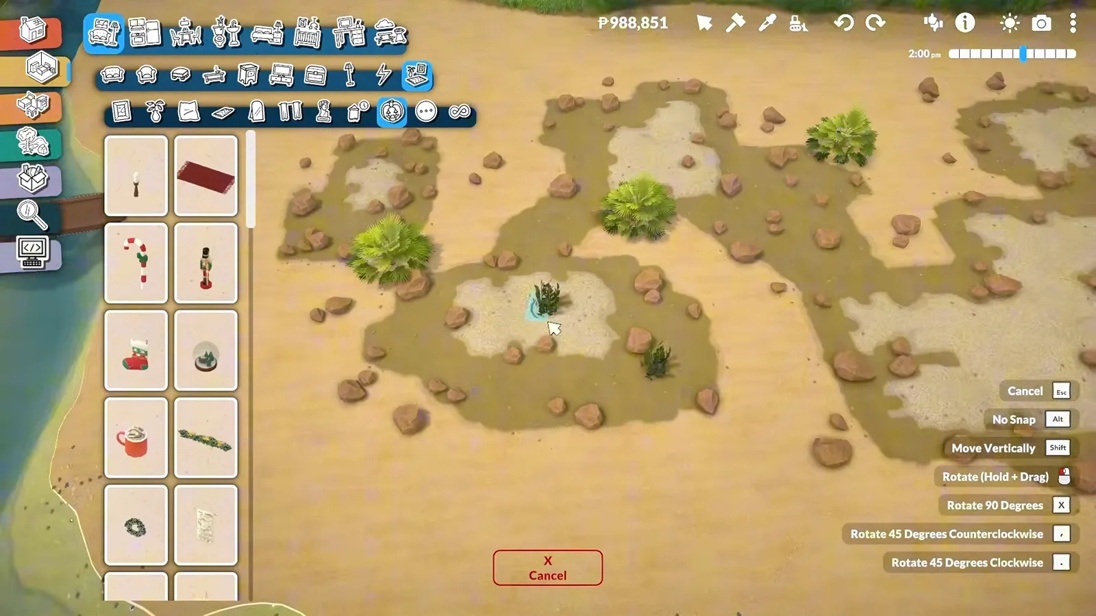 Rocks, plants and gem collectibles scattered across a painted gravel reef in a Paralives custom world Rocks, plants and gem collectibles scattered across a painted gravel reef in a Paralives custom world