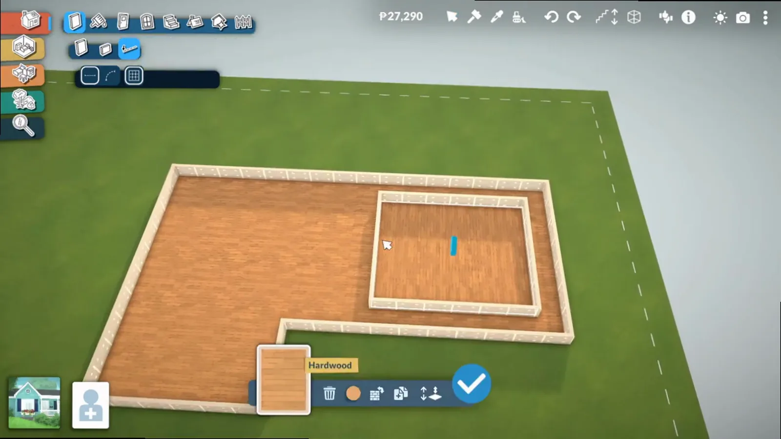 Two Paralives sunken pits at different depths seen from above in rectangular and round demo shells Two Paralives sunken pits at different depths seen from above in rectangular and round demo shells